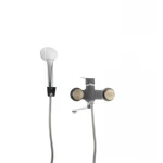 Смеситель для ванны Mixxus Oregon 006 (перекл. кнопкой) черный (MX0007)