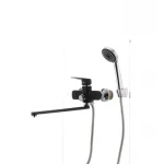 Смеситель для ванны Mixxus Oregon 006 (перекл. кнопкой) черный (MX0007)