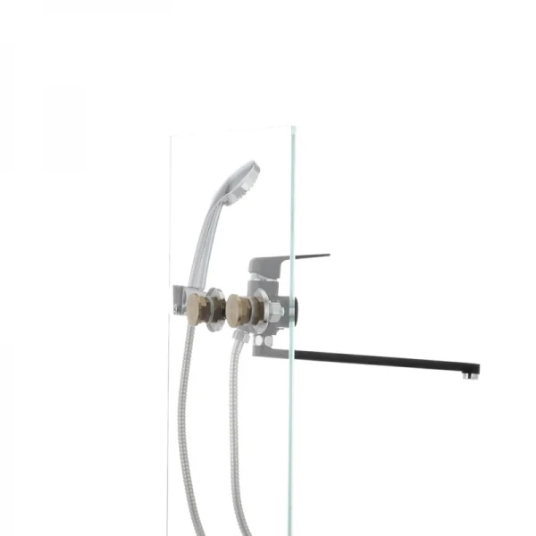 Смеситель для ванны Mixxus Oregon 006 (перекл. кнопкой) черный (MX0007)