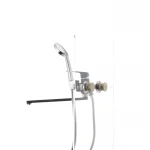 Смеситель для ванны Mixxus Oregon 006 (перекл. кнопкой) черный (MX0007)