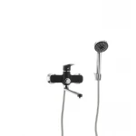 Смеситель для ванны Mixxus Oregon 006 (перекл. кнопкой) черный (MX0007)