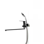 Смеситель для ванны Mixxus Oregon 006 (перекл. кнопкой) черный (MX0007)