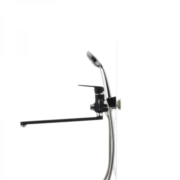 Смеситель для ванны Mixxus Oregon 006 (перекл. кнопкой) черный (MX0007)