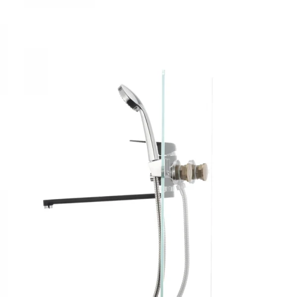 Смеситель для ванны Mixxus Oregon 006 (перекл. кнопкой) черный (MX0007)