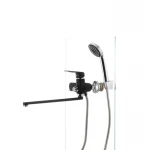 Смеситель для ванны Mixxus Oregon 006 (перекл. кнопкой) черный (MX0007)