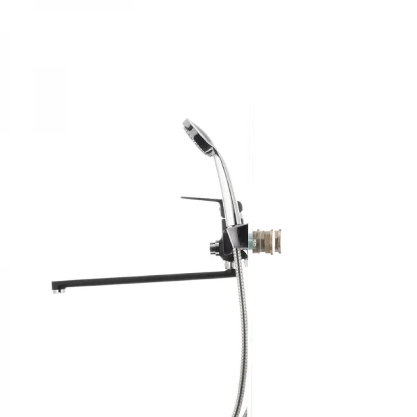 Смеситель для ванны Mixxus Oregon 006 (перекл. кнопкой) черный (MX0007)