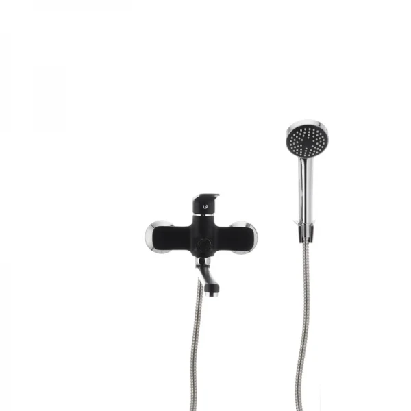 Смеситель для ванны Mixxus Oregon 006 (перекл. кнопкой) черный (MX0007)