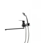 Смеситель для ванны Mixxus Oregon 006 (перекл. кнопкой) черный (MX0007)