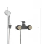 Смеситель для ванны Mixxus Oregon 009 (перекл. кнопкой) черный (MX0008)