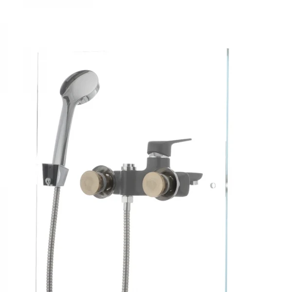 Смеситель для ванны Mixxus Oregon 009 (перекл. кнопкой) черный (MX0008)