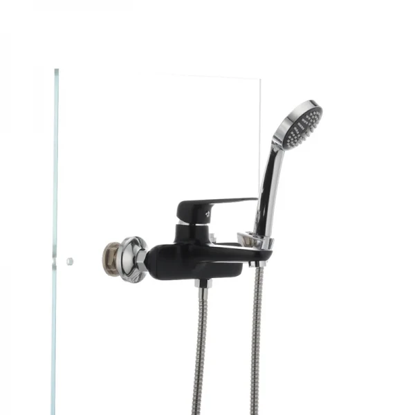 Смеситель для ванны Mixxus Oregon 009 (перекл. кнопкой) черный (MX0008)