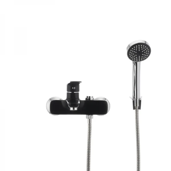 Смеситель для ванны Mixxus Oregon 009 (перекл. кнопкой) черный (MX0008)