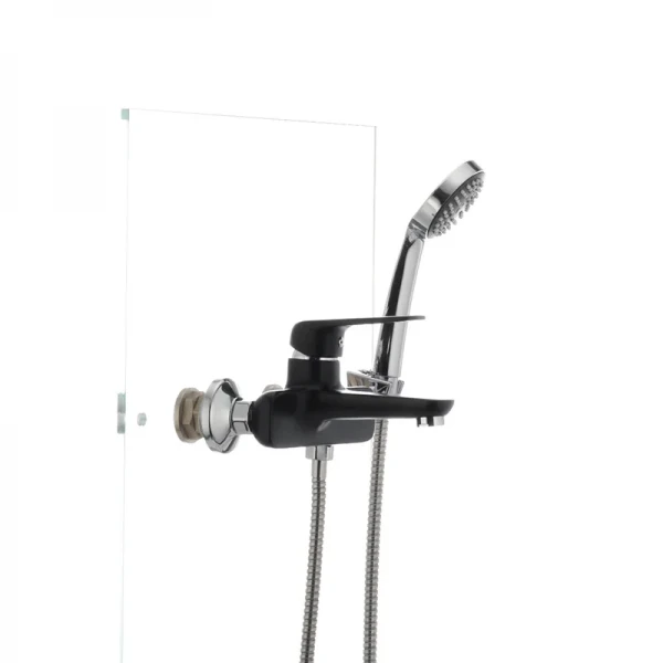 Смеситель для ванны Mixxus Oregon 009 (перекл. кнопкой) черный (MX0008)