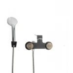 Смеситель для ванны Mixxus Oregon 009 (перекл. кнопкой) черный (MX0008)