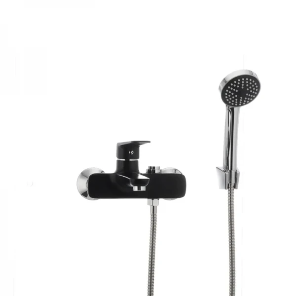 Смеситель для ванны Mixxus Oregon 009 (перекл. кнопкой) черный (MX0008)