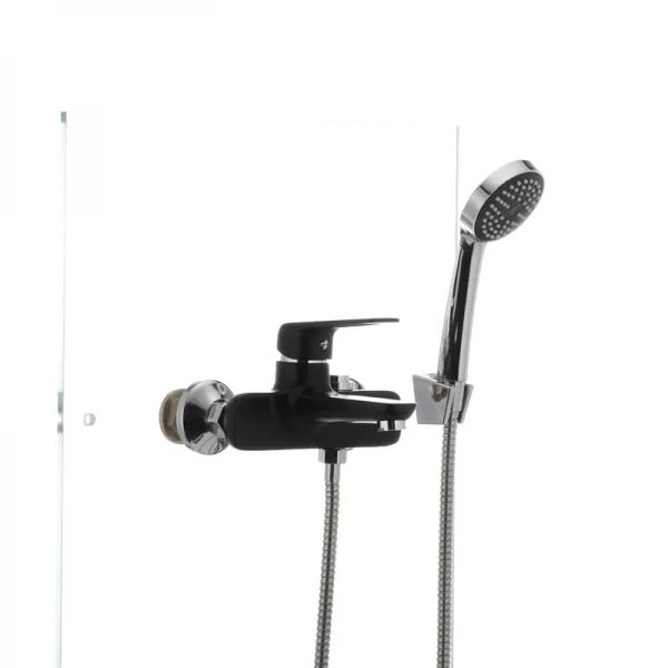 Смеситель для ванны Mixxus Oregon 009 (перекл. кнопкой) черный (MX0008)