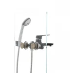 Смеситель для ванны Mixxus Oregon 009 (перекл. кнопкой) черный (MX0008)