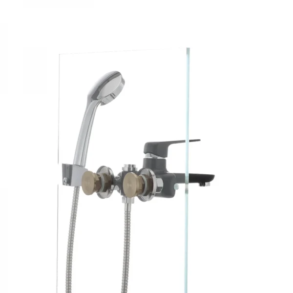 Смеситель для ванны Mixxus Oregon 009 (перекл. кнопкой) черный (MX0008)