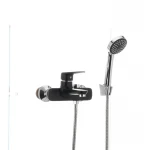 Смеситель для ванны Mixxus Oregon 009 (перекл. кнопкой) черный (MX0008)