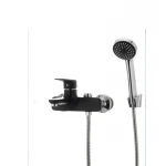 Смеситель для ванны Mixxus Oregon 009 (перекл. кнопкой) черный (MX0008)