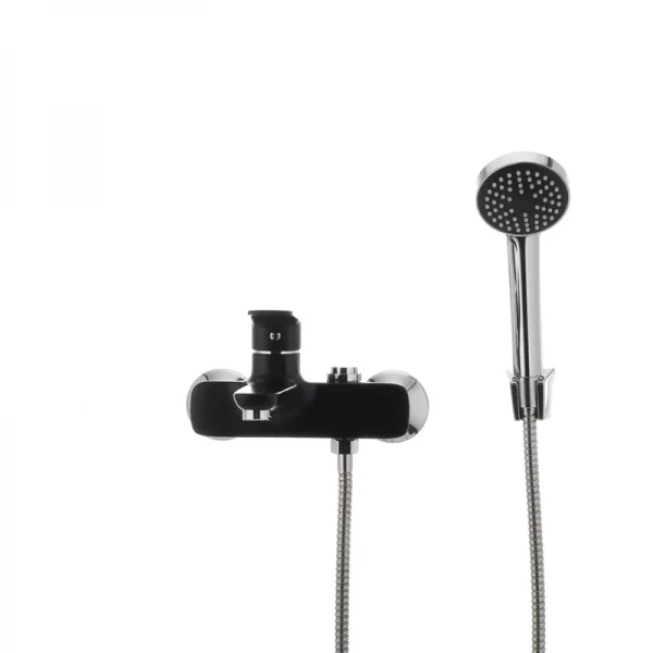 Смеситель для ванны Mixxus Oregon 009 (перекл. кнопкой) черный (MX0008)