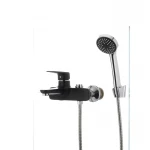 Смеситель для ванны Mixxus Oregon 009 (перекл. кнопкой) черный (MX0008)