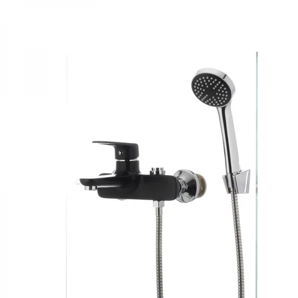 Смеситель для ванны Mixxus Oregon 009 (перекл. кнопкой) черный (MX0008)