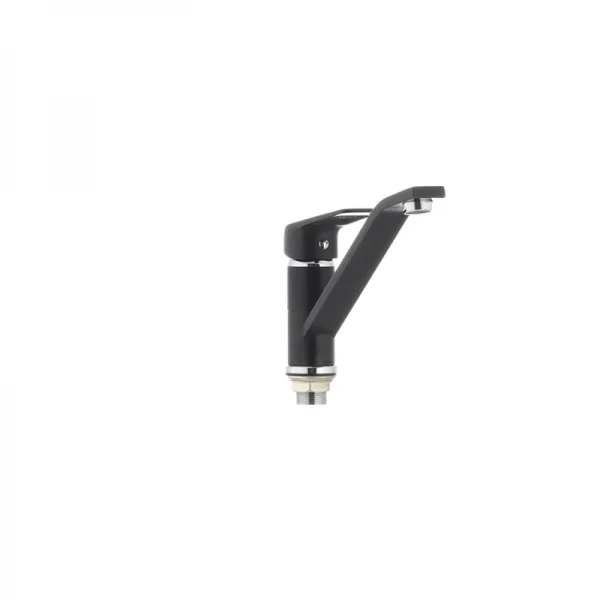Смеситель для кухни Mixxus Oregon 555 черный матовый с поворотным изливом (MX0010)