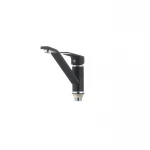Смеситель для кухни Mixxus Oregon 555 черный матовый с поворотным изливом (MX0010)