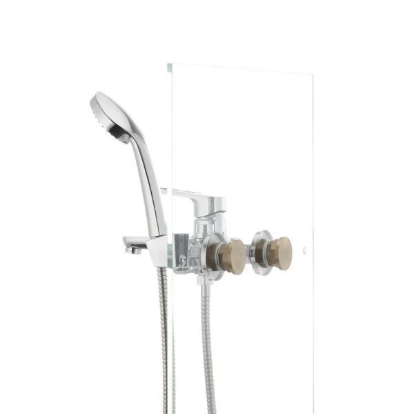 Смеситель для ванны Mixxus Nevada 009 хромированный с кнопочным переключателем (MX0013)
