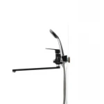 Смеситель для ванны Mixxus Nevada 006 (перекл. кнопкой) черный (MX0017)