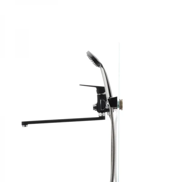 Смеситель для ванны Mixxus Nevada 006 (перекл. кнопкой) черный (MX0017)