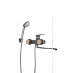 Смеситель для ванны Mixxus Nevada 006 (перекл. кнопкой) черный (MX0017)