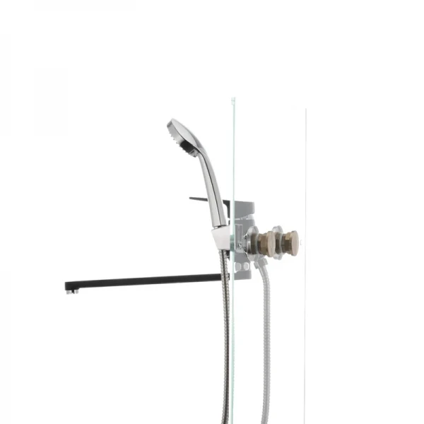 Смеситель для ванны Mixxus Nevada 006 (перекл. кнопкой) черный (MX0017)