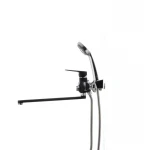 Смеситель для ванны Mixxus Nevada 006 (перекл. кнопкой) черный (MX0017)