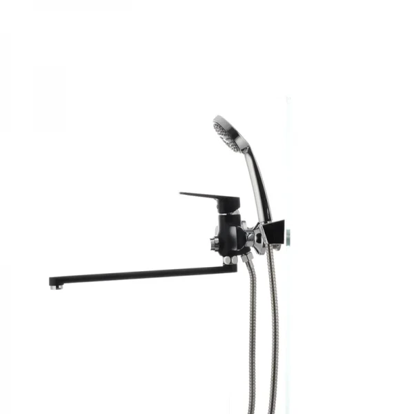 Смеситель для ванны Mixxus Nevada 006 (перекл. кнопкой) черный (MX0017)