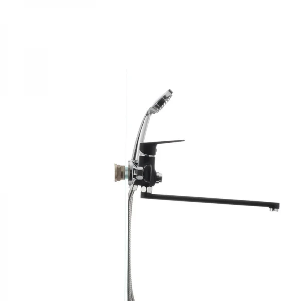 Смеситель для ванны Mixxus Nevada 006 (перекл. кнопкой) черный (MX0017)