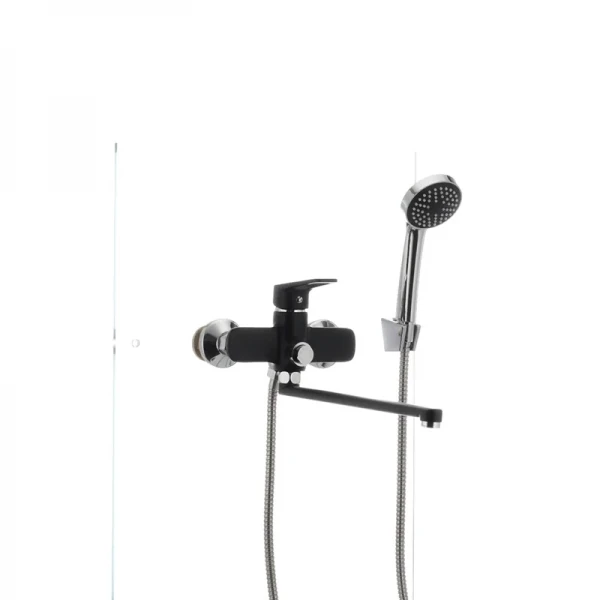 Смеситель для ванны Mixxus Nevada 006 (перекл. кнопкой) черный (MX0017)