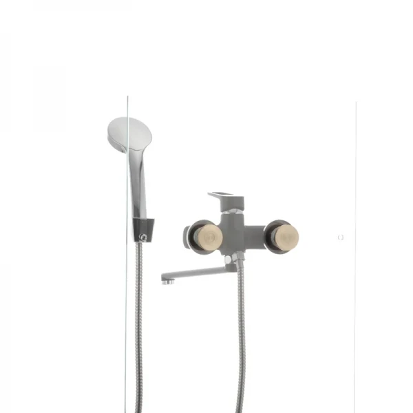 Смеситель для ванны Mixxus Nevada 006 (перекл. кнопкой) черный (MX0017)