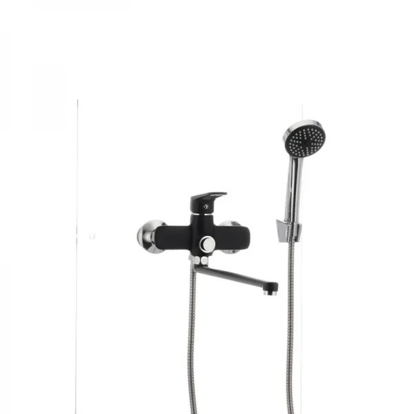 Смеситель для ванны Mixxus Nevada 006 (перекл. кнопкой) черный (MX0017)