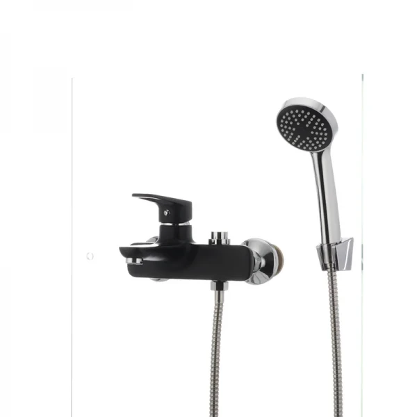 Смеситель для ванны Mixxus Nevada 009 (перекл. кнопкой) черный (MX0018)