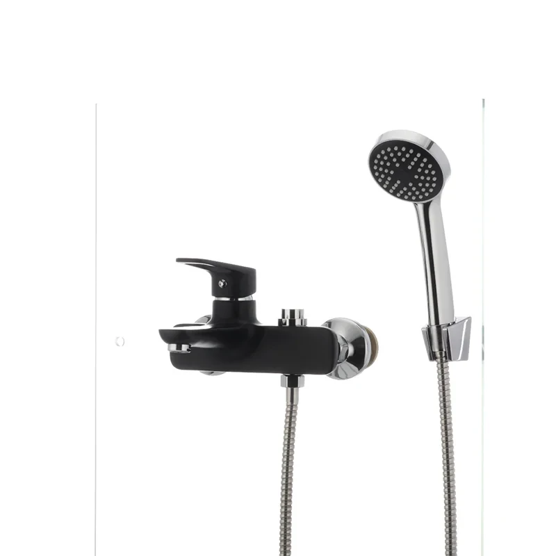 Смеситель для ванны Mixxus Nevada 009 (перекл. кнопкой) черный (MX0018)