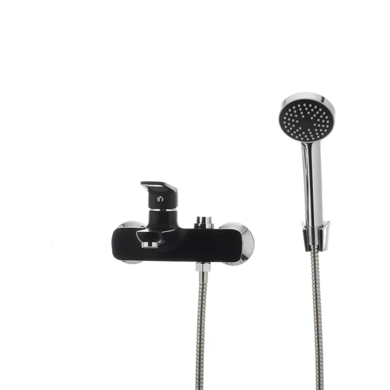 Смеситель для ванны Mixxus Nevada 009 (перекл. кнопкой) черный (MX0018)