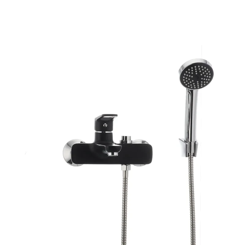 Смеситель для ванны Mixxus Nevada 009 (перекл. кнопкой) черный (MX0018)