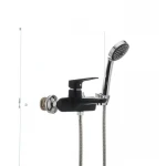 Смеситель для ванны Mixxus Nevada 009 (перекл. кнопкой) черный (MX0018)