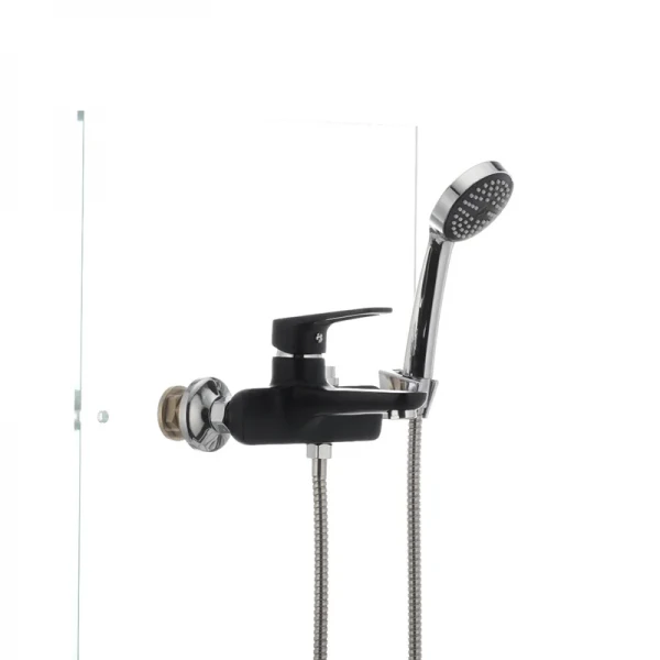 Смеситель для ванны Mixxus Nevada 009 (перекл. кнопкой) черный (MX0018)