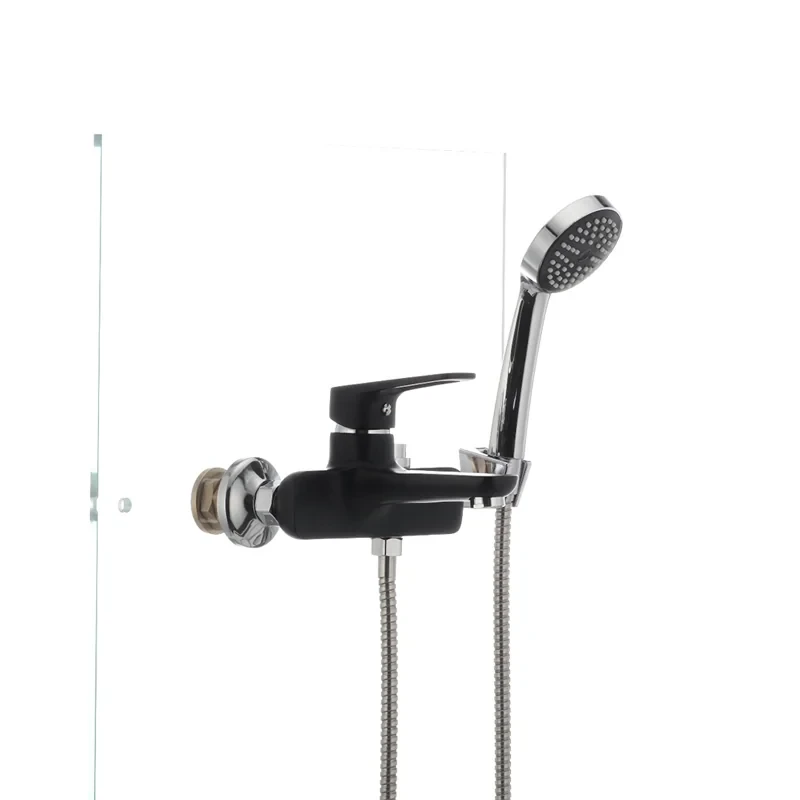 Смеситель для ванны Mixxus Nevada 009 (перекл. кнопкой) черный (MX0018)