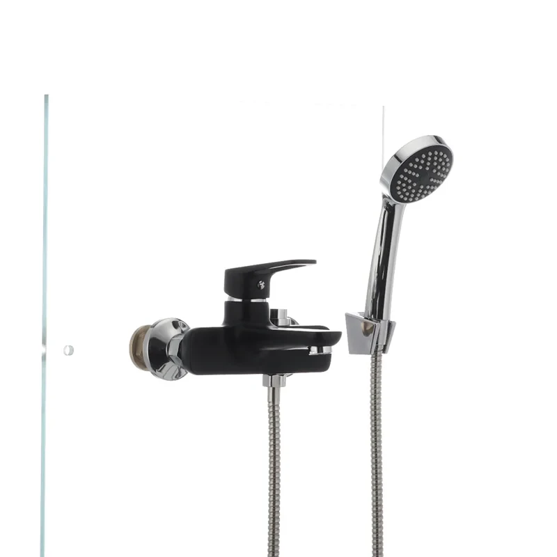 Смеситель для ванны Mixxus Nevada 009 (перекл. кнопкой) черный (MX0018)