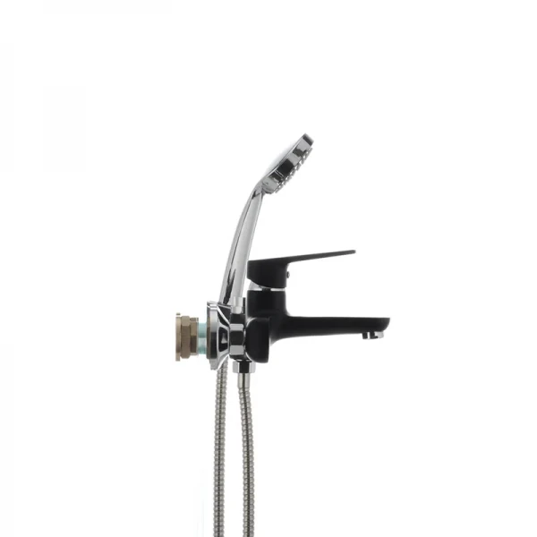 Смеситель для ванны Mixxus Nevada 009 (перекл. кнопкой) черный (MX0018)