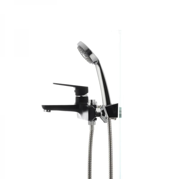 Смеситель для ванны Mixxus Nevada 009 (перекл. кнопкой) черный (MX0018)